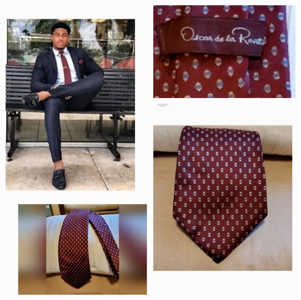 Oscar de la Renta tie